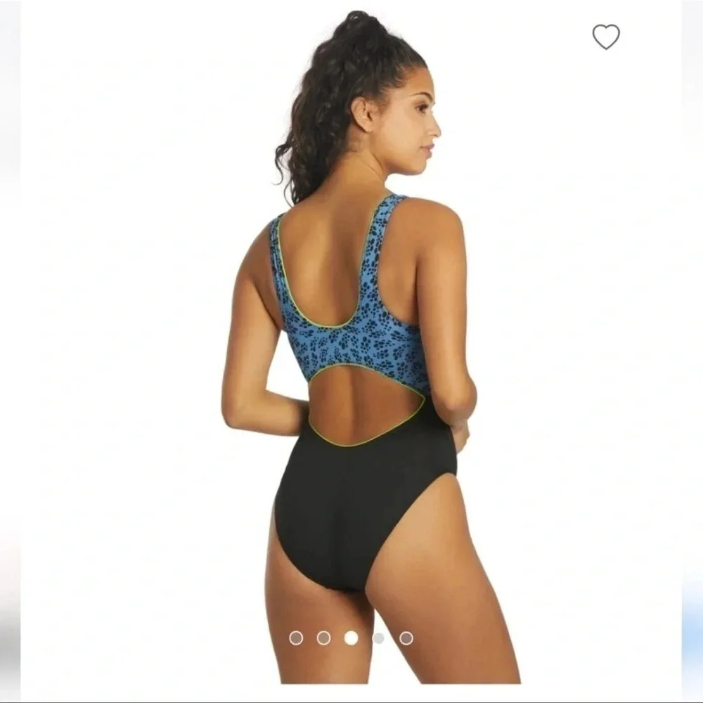 Nike Party Dots Cutout Swimsuit - Picture 7 of 8